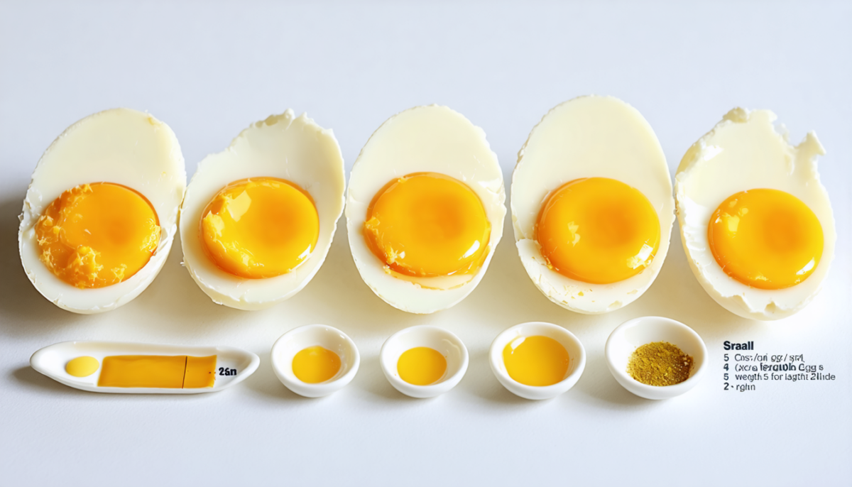 découvrez le poids du jaune d’œuf selon sa taille grâce à ce guide pratique, idéal pour vos recettes et calculs nutritionnels.