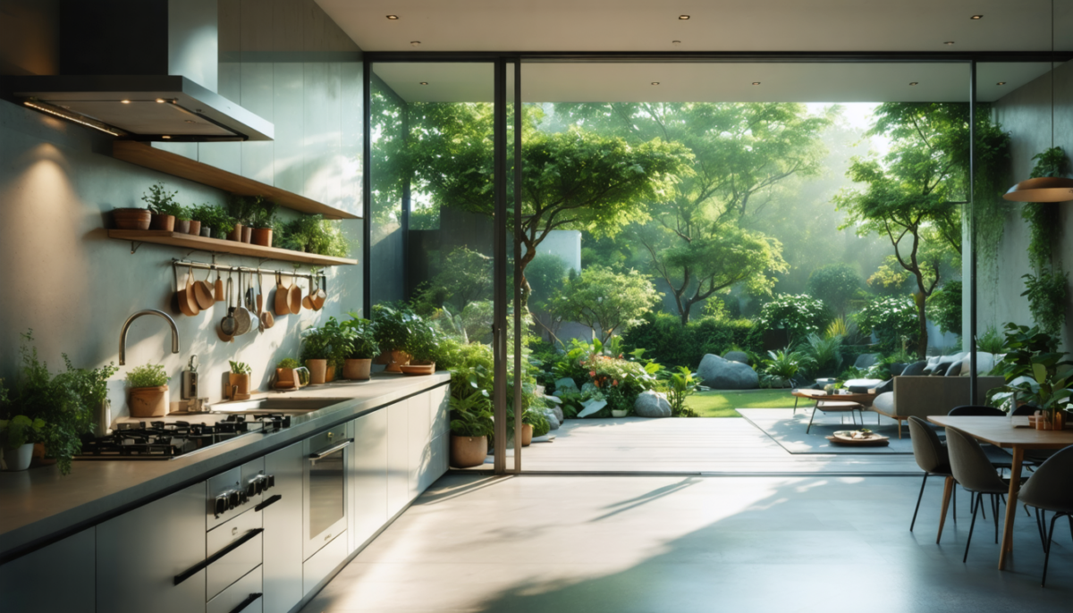 découvrez nos astuces pour une cuisine ouverte sur le jardin, alliant fraîcheur et hygiène impeccables toute l'année.