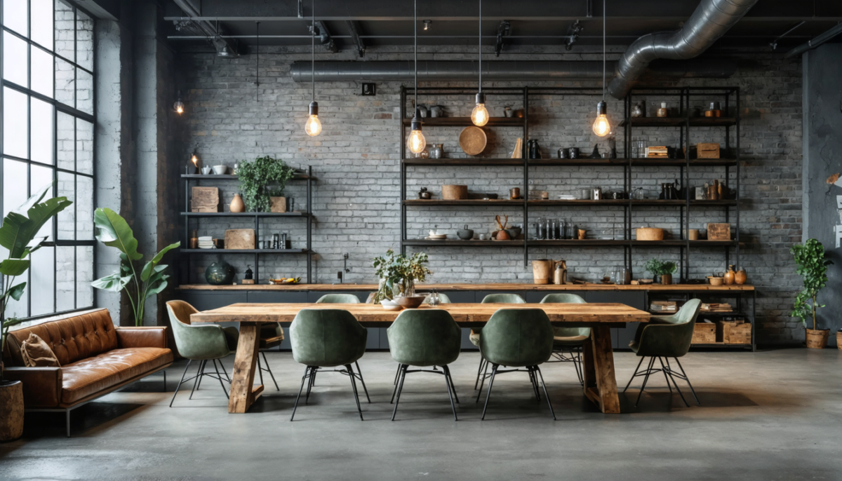 découvrez comment le style industriel peut métamorphoser votre salle à manger en un espace moderne, chaleureux et élégant grâce à ses matériaux bruts et son ambiance unique.