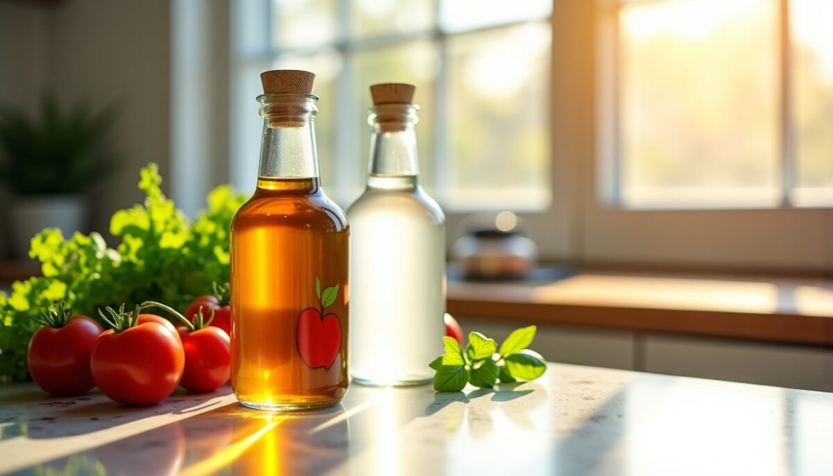 Vinaigre de cidre vs vinaigre blanc : Peut-on vraiment les substituer en cuisine ?