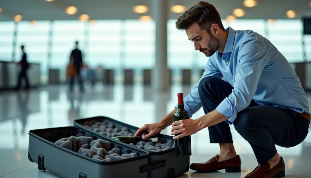 Voyager avec du vin en avion : les astuces pour éviter la casse